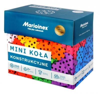 Opakowanie Klocki Mini Waffle 200 el Koła Konstrtukcyjne