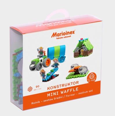 Opakowanie Klocki Mini Waffle Rolnik Średni blister