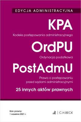 Okładka książki Kodeks postępowania administracyjnego Ordynacja podatkowa Prawo o postępowaniu przed sądami administracyjnymi