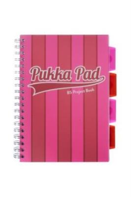 Kołonotes Project Book Vogue B5 kratka różowy, Pukka Pad. Wydawca: Pukka Pads. SmakLiter.pl Opakowanie Kołonotes Project Book Vogue B5 kratka różowy, Pukka Pad