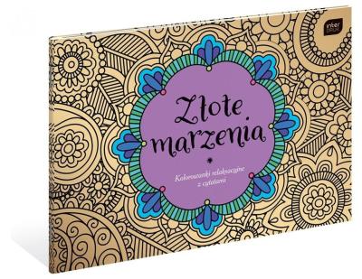 Opakowanie Kolorowanka A4 relaksacyjna Złote marzenia