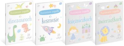 Opakowanie Kolorowanka A4 z naklejkami Roześmiane zagadki mix