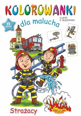 Okładka książki Kolorowanki dla malucha Strażacy