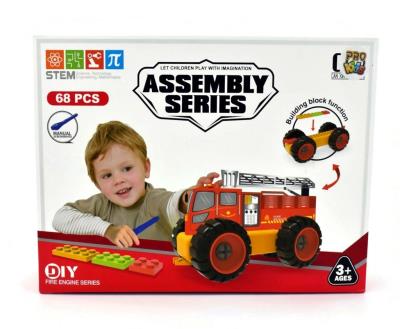 Opakowanie Konstruktor Pojazd straż 68el