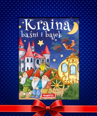 Okładka książki Kraina baśni i bajek w opakowaniu prezentowym