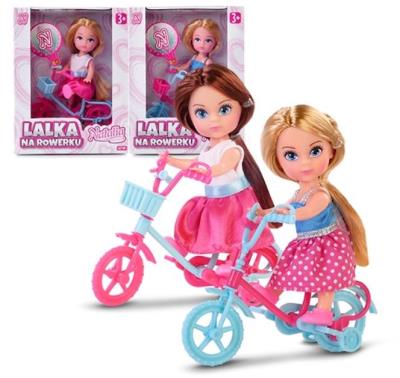 Opakowanie Lalka Natalia na rowerku 9cm