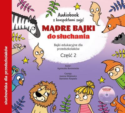 Okładka książki Mądre bajki do słuchania cz.2 audiobook