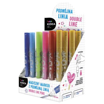 Opakowanie Magiczny marker Kidea z podwójną linią D