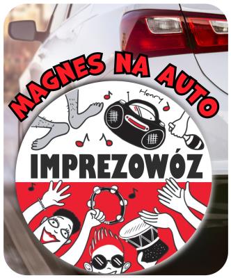 Opakowanie Magnes na auto IMPREZOWÓZ