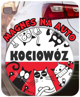 Opakowanie Magnes na auto KOCIOWÓZ