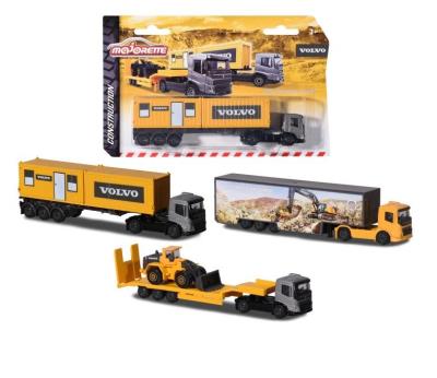 Opakowanie Majorette Ciężarówki budowlane Volvo, 3 rodzaje