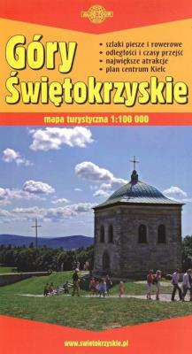 Okładka książki Mapa Turystyczna - Góry Świętokrzyskie 1:100 000