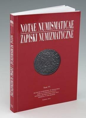 Okładka książki Notae Numismaticae. Zapiski Numizmatyczne T.6