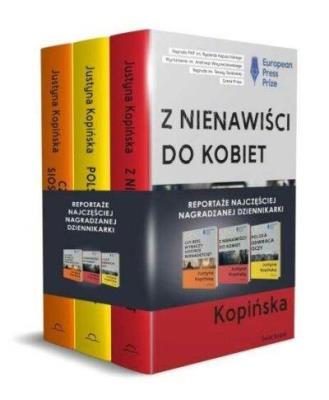 Pakiet: Czy Bóg wybaczy../Z nienawiści do kobiet... Autor: Justyna Kopińska. SmakLiter.pl Okładka książki Pakiet: Czy Bóg wybaczy../Z nienawiści do kobiet..