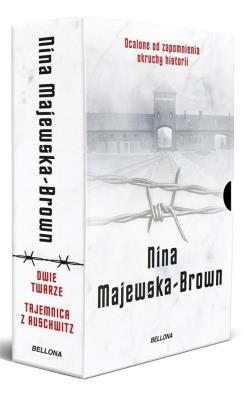 Pakiet: Dwie twarze/ Tajemnica z Auschwitz. Autor: Majewska-Brown Nina. SmakLiter.pl Okładka książki Pakiet: Dwie twarze/ Tajemnica z Auschwitz