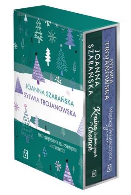 Pakiet Kraina Zeszłorocznych Choinek / Wzgórze Świątecznych Życzeń. Autor: Joanna Szarańska, Sylwia Trojanowska. SmakLiter.pl Okładka książki Pakiet Kraina Zeszłorocznych Choinek / Wzgórze Świątecznych Życzeń