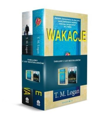 Pakiet: Wakacje / Kłamstwa. Autor: T.M. Logan. SmakLiter.pl Okładka książki Pakiet: Wakacje / Kłamstwa