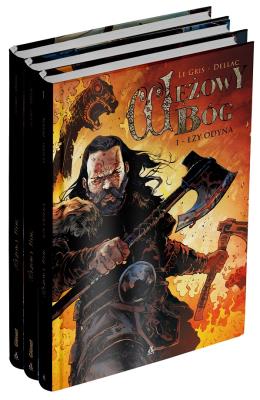Pakiet Wężowy bóg. Tom 1-3. Autor: Jerome Le Gris, BenoitDellac. SmakLiter.pl Okładka książki Pakiet Wężowy bóg. Tom 1-3