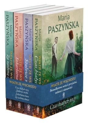 Pakiet Wiatr ze wschodu 1-4. Autor: Paszyńska Maria. SmakLiter.pl Okładka książki Pakiet Wiatr ze wschodu 1-4