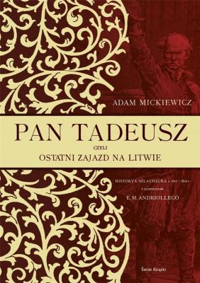 Pan Tadeusz. Autor: Adam Mickiewicz. SmakLiter.pl Okładka książki Pan Tadeusz