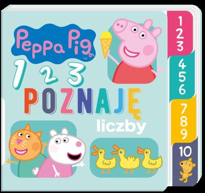 Okładka książki Peppa Pig. Poznaję liczby