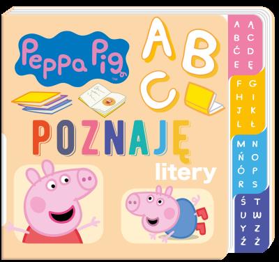 Okładka książki Peppa Pig. Poznaję litery