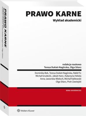 Okładka książki Prawo karne Wykład akademicki w.1/21