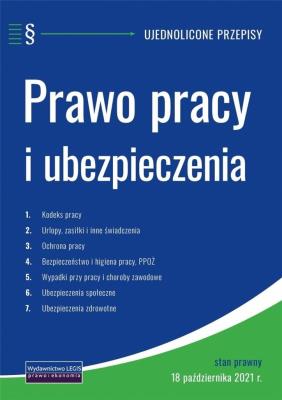 Prawo pracy i ubezpieczenia - ujednolic. przepisy. Autor: praca zbiorowa. SmakLiter.pl Okładka książki Prawo pracy i ubezpieczenia - ujednolic. przepisy