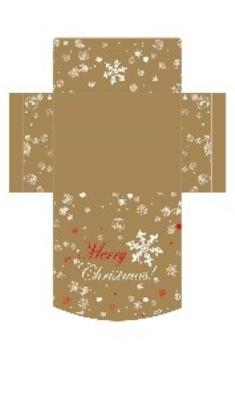 Opakowanie Pudełka składane 22x17x5cm - kpl.2.szt. (papier craft z nadrukiem wiązane wstążką, składane na płasko w polybagz headerem)