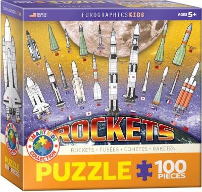 Opakowanie Puzzle 100 Smartkids Rocket 6100-1015