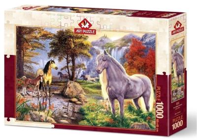 Opakowanie Puzzle 1000 Dzikie konie