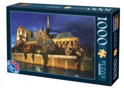 Opakowanie Puzzle 1000 Francja, Paryż- Katedra Notre Dame