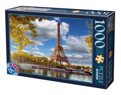 Opakowanie Puzzle 1000 Francja, Paryż- Widok n Wieżę Eiffla