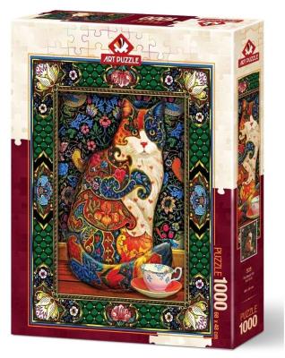 Opakowanie Puzzle 1000 Królewski kot