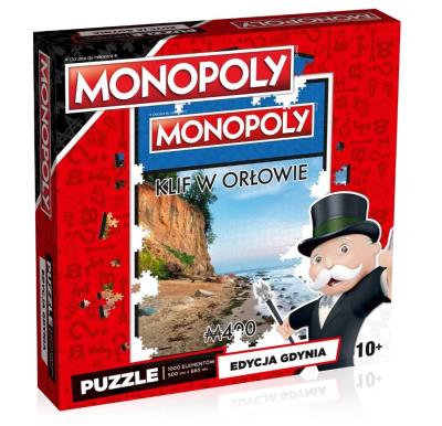 Opakowanie Puzzle 1000 Monopoly Gdynia Klif Orłowo