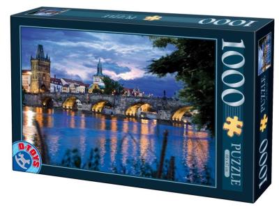 Opakowanie Puzzle 1000 Praga, Widok na most Karola