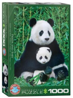 Opakowanie Puzzle 1000 Rodzina Pand