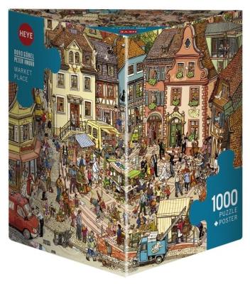 Opakowanie Puzzle 1000 Szaleństwo na zakupach Puzzle+plakat