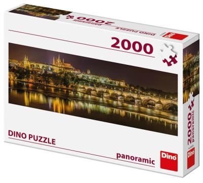 Puzzle 2000 Czechy, Praga, Most Karola (Panorama). Wydawca: Dino Toys. SmakLiter.pl Opakowanie Puzzle 2000 Czechy, Praga, Most Karola (Panorama)