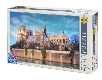 Opakowanie Puzzle 500 Francja, Katedra Notre-Dame