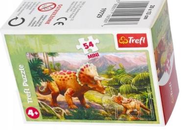 Puzzle 54 mini Niesamowite dinozaury 2 TREFL. Wydawca: Trefl. SmakLiter.pl Opakowanie Puzzle 54 mini Niesamowite dinozaury 2 TREFL