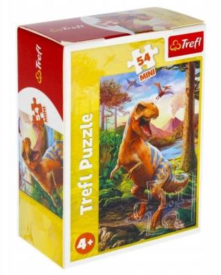 Puzzle 54 mini Niesamowite dinozaury 4 TREFL. Wydawca: Trefl. SmakLiter.pl Opakowanie Puzzle 54 mini Niesamowite dinozaury 4 TREFL