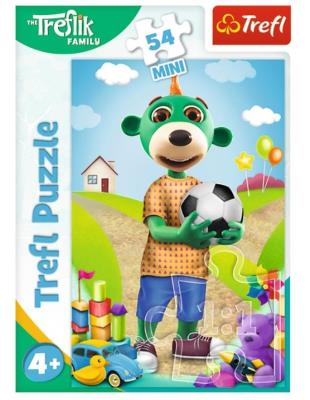 Puzzle 54 mini Wesoły świat Treflików 2 TREFL. Wydawca: Trefl. SmakLiter.pl Opakowanie Puzzle 54 mini Wesoły świat Treflików 2 TREFL