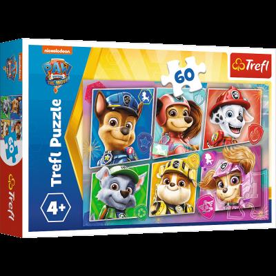 Opakowanie Puzzle 60 Przyjaciele gotowi do akcji Psi Patrol 17368
