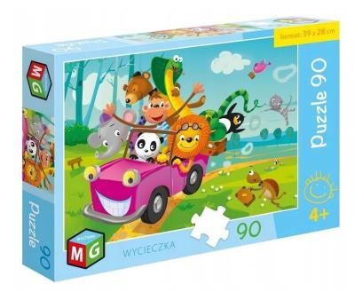 Puzzle 90 Wycieczka. Wydawca: MULTIGRA. SmakLiter.pl Opakowanie Puzzle 90 Wycieczka