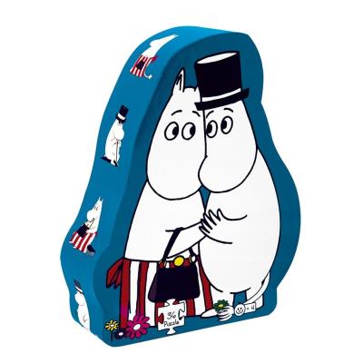 Opakowanie Puzzle dla dzieci w ozdobnym pudełku Muminki