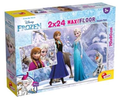 Opakowanie Puzzle Supermaxi 2x24 Kraina Lodu