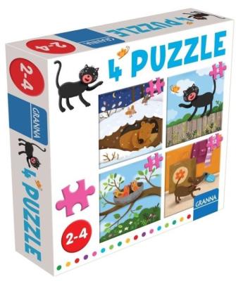 Puzzle z Kotem GRANNA. Wydawca: Granna. SmakLiter.pl Opakowanie Puzzle z Kotem GRANNA