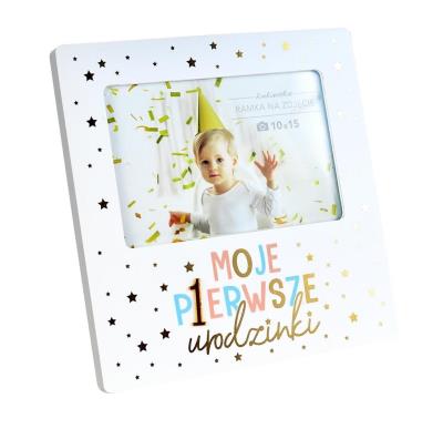 Ramka Moments RM-051 Urodziny roczek. Wydawca: Kukartka. SmakLiter.pl Opakowanie Ramka Moments RM-051 Urodziny roczek
