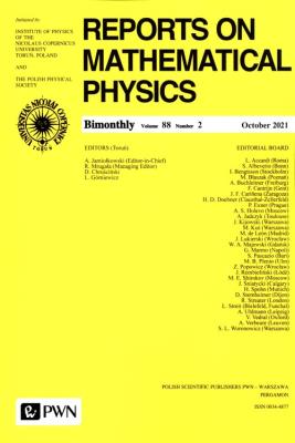 Reports On Mathematical Physics 88/2 - Polska. Wydawca: Wydawnictwo Naukowe PWN. SmakLiter.pl Opakowanie Reports On Mathematical Physics 88/2 - Polska